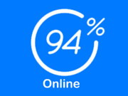 94% online