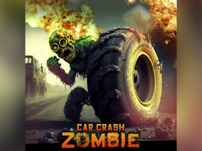 Zombie auto-ongeluk drift dode zone